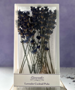 Lavender Food & Cocktail Picks